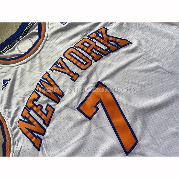 Maillot New York Knicks Carmelo Anthony NO 7 Blanc